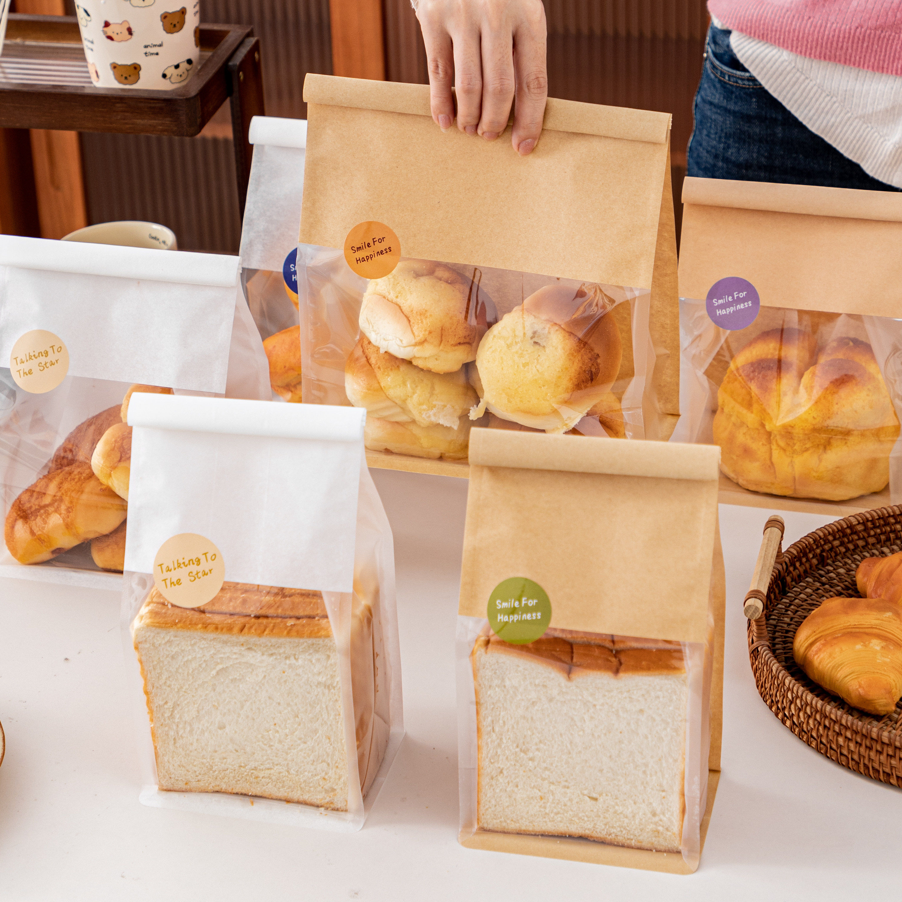 450克吐司面包打包袋雪花酥麻薯牛角包包装袋铁丝卷边加厚自封袋,厨房/烹饪用具,点心包装盒/包装袋,淘宝优惠券,粉丝福利购,淘宝优惠卷