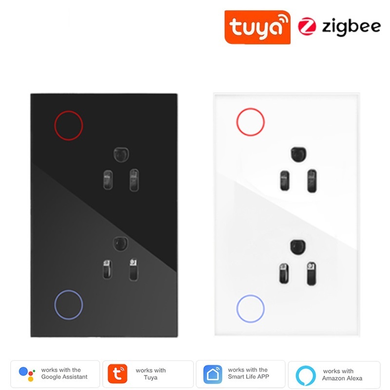 美规智能双三孔插座15A泰越澳规