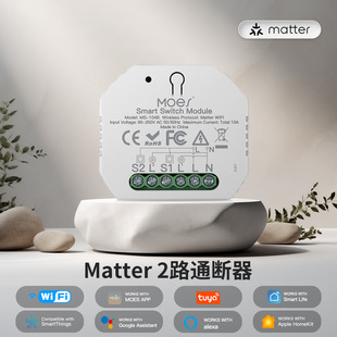 Matter通断器WiFi涂鸦智能家居开关改装homekit alexa app远程控