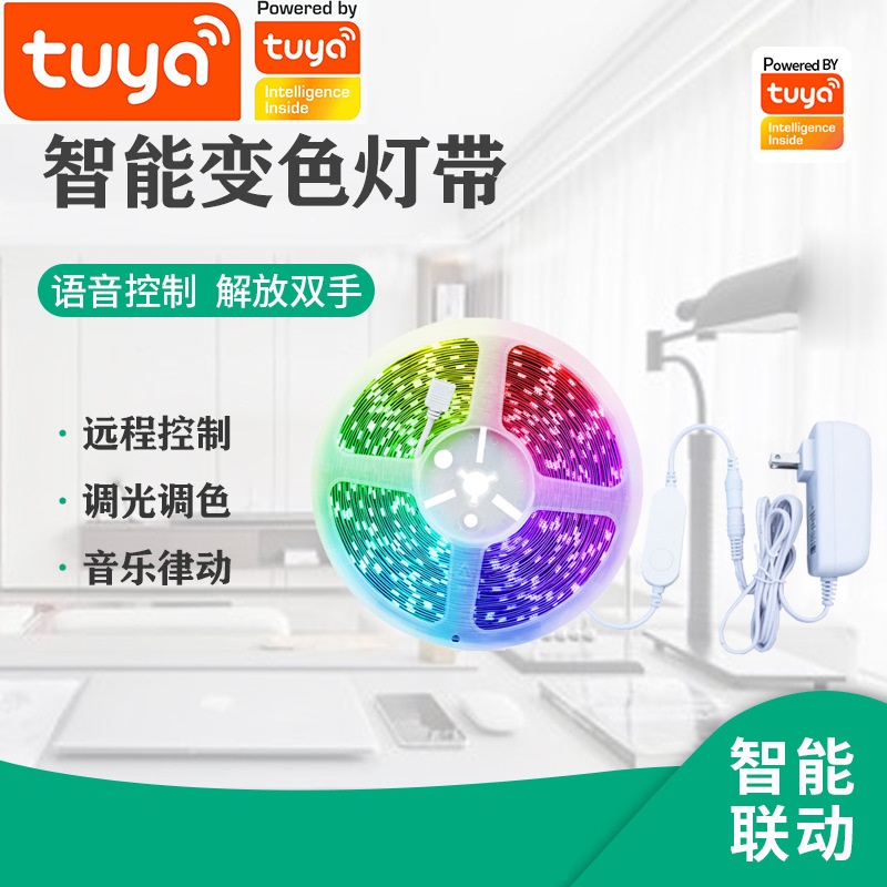 rgbcw智能灯带tuya涂鸦