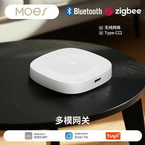 zigbee无线网关多模涂鸦智能蓝牙bluetooth&Mesh新款type c口供电