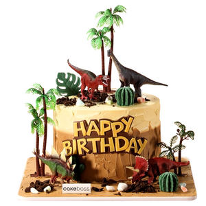 CAKEBOSS侏罗纪探险恐龙系列童趣恐龙生日蛋糕北京上海同城配送