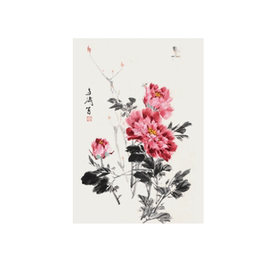 燃灯100张8K宣纸国画纸生宣纸初学者学生画画用8开4开宣纸书法练习纸小尺寸半生半熟美术专用纸国画纸送毛毡