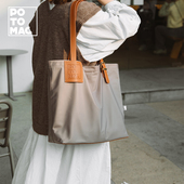 potomac尼龙托特包通勤休闲百搭妈咪包单肩手提学生电脑包大容量