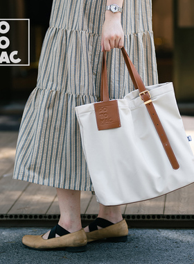 potomac尼龙托特包大容量单肩包可调节简单手提包包女夏妈咪包