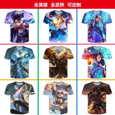 王者荣耀貂蝉仲夏夜之梦短袖T恤