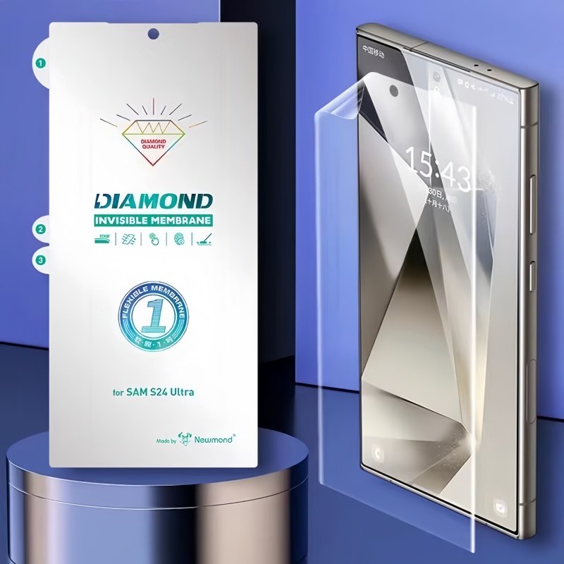 AR增透适用三星note20三星S25高清S24亮面S20 S22plus隐形S23 ultra水凝膜S10三星S23+全屏手机S21保护软贴膜