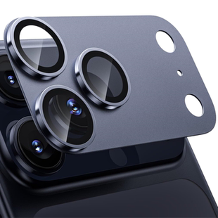 批发适用苹果17Pro磨砂哑光iPhone17promax高清镜头膜iPhone Air金属玻璃防爆一体铝合金手机摄像头保护贴膜