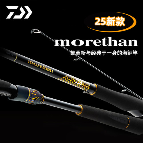 DAIWA达亿瓦 25新款MORETHAN.J 猫赞海鲈竿岸抛远投杆路亚翘嘴