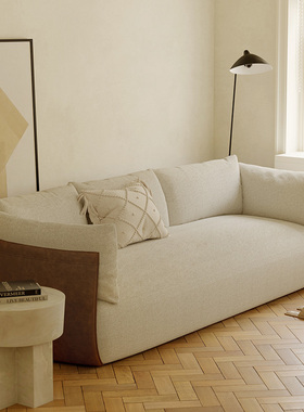 作壳ZOK|原创设计|简约沙发椅现代中古风复古拼色懒人沙发高级感