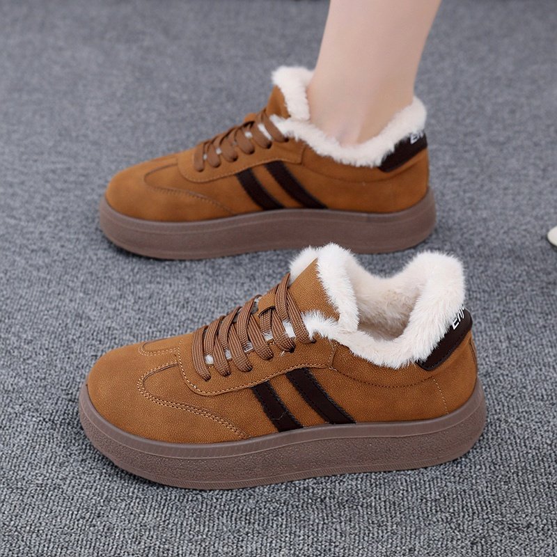 2025冬季新款老北京布鞋女加绒加厚雪地靴绵羊毛保暖时尚百搭棉靴,女鞋,时尚雪地靴,淘宝优惠券,粉丝福利购,淘宝优惠卷