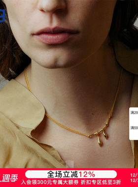 【FOUNDRY BOUNDARY】hug 2025早春新款石榴枝吊坠项链