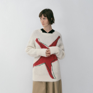 2026早春新款 hug DIRECTION 软糯海星logo针织Knit套头衫