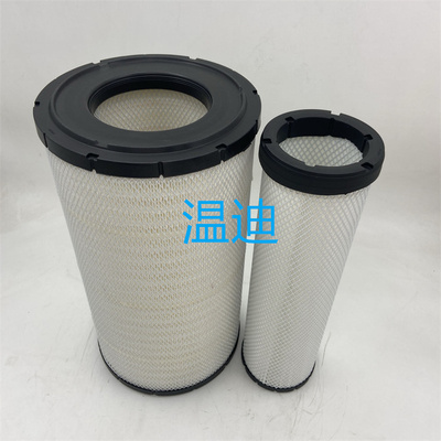 适用K2851PU空滤五十铃三菱罐车日立沃尔沃挖机AF25437空气滤芯器