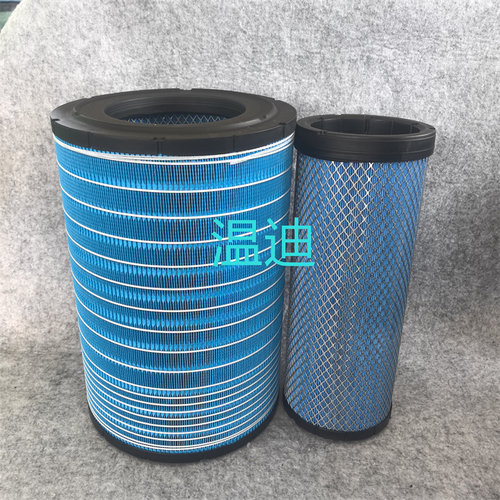适用三一重工C8搅拌车混凝土罐车空气滤芯PU3146空滤2840pu滤清器