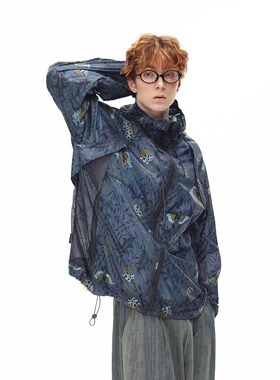 Florki Blur*25SS小众潮牌防紫外线户外UPF50冰丝情侣款防晒外套