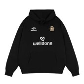 WE11DONE 卫衣 潮牌字母印花情侣宽松百搭连帽长袖 TRACK 25AW美式
