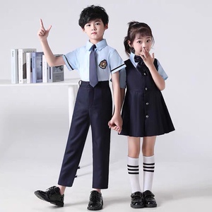 儿童演出服中小学生大合唱团男女诗歌朗诵表演服装幼儿园班服校服