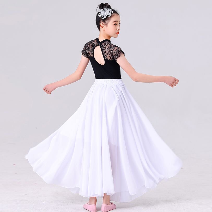 小豆苗同款《万疆》舞蹈服儿童古典舞大摆裙女童中国风练功服长裙