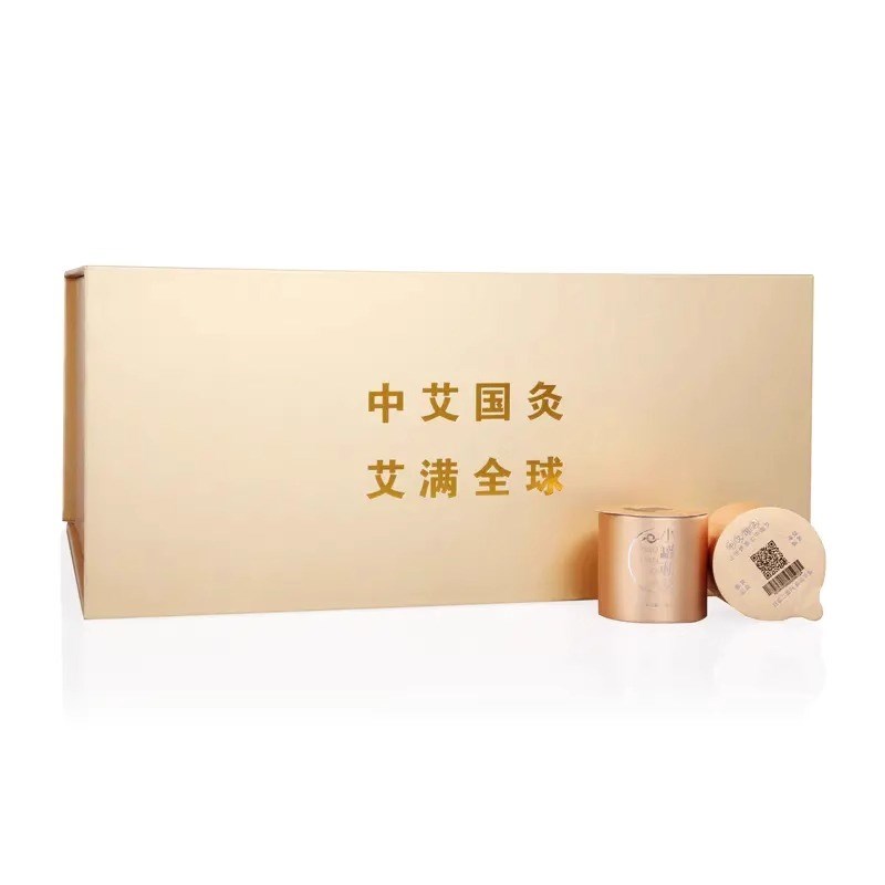 中艾国灸官方旗舰店小罐蕲艾金罐艾五星艾绒蕲艾蕲春张慧杰蕲仁堂