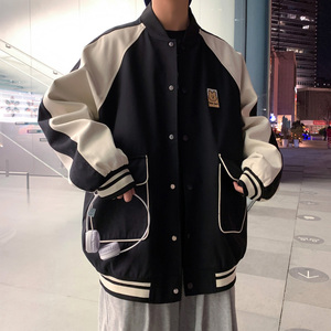 2025春季新款夹克男装宽松休闲百搭学生韩版外套 J216 P90图片