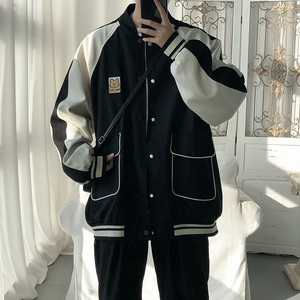 男外套棒球服韩版春季衣服2025新款春秋百搭夹克 J216 P90 控118图片