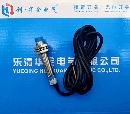 华全电感式LJA12M-5P1接近开关直流三线PNP常开5V24V感应器传感器