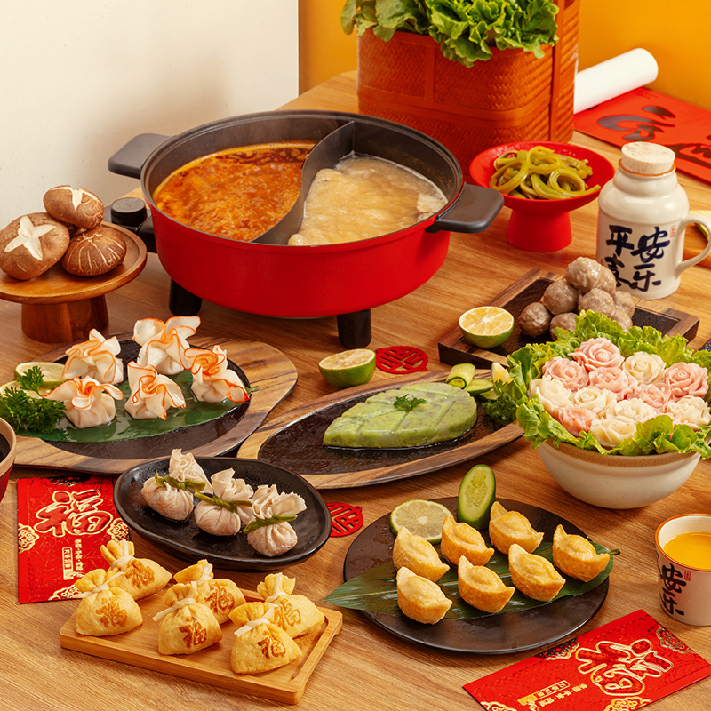 三全火锅丸料虾滑组合