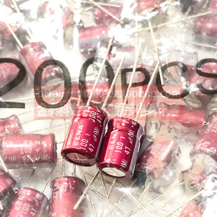 伊娜 ELNA RA3 100V 紫红袍 8X11.5 日本 100V47UF 47UF 音频电容