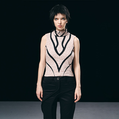 boronatoms裁剪肌理感背心