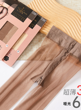 正品SK850 T裆3D 哑光缎面防勾极超薄夏高品质丝袜女 连裤袜子