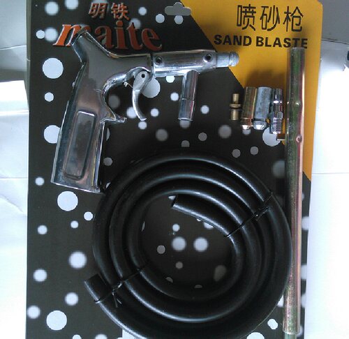 正宗明铁小嘴PSQ-12喷砂枪，玻璃工具气动工具除锈工具小嘴喷砂枪