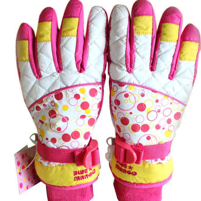 滑雪手套儿童手暖户外保暖防水加绒运动登山摩托骑行车厚棉手套