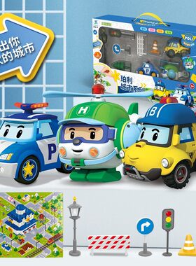 玩具变形警车rongdafeng变形警车