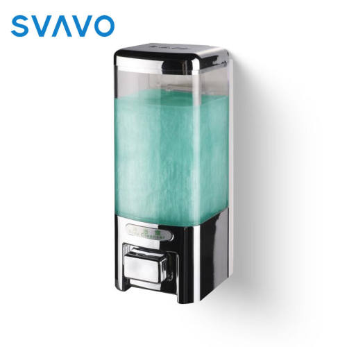瑞沃（SVAVO）手按皂液器壁挂式免打孔洗手液盒商用卫生间洗手机