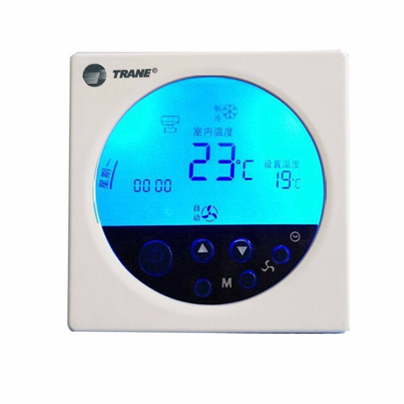 trane特灵中央空调温控器液晶面板风机盘管水空调三速开关空调面