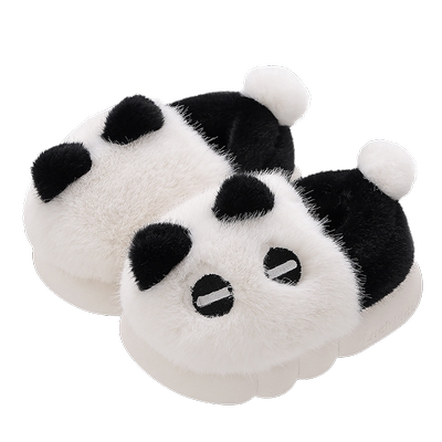 童年萌娃冬季卡通儿童棉拖鞋
