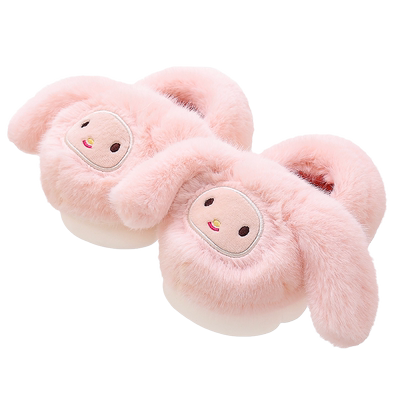 童年萌娃冬季卡通儿童棉拖鞋