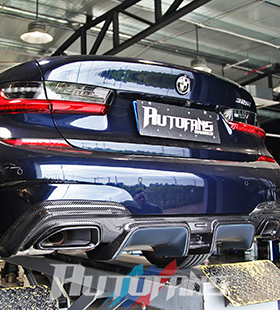 BMW宝马G20 G28 3系专用改装Ache&Cybe雷肯茨博干碳纤维后唇套件