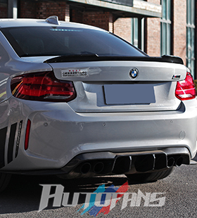 BMW宝马F87 M2 M2C F22 2系220i 240i专用改装CS款碳纤维尾翼