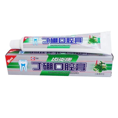 齿炎康丁硼口腔膏80g牙周牙龈丁硼膏丹东买1送1正品