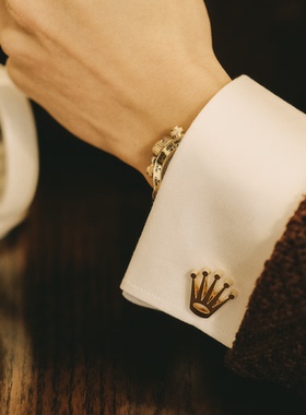 致敬品牌The Coronet Cuffflinks法式衬衫袖口袖扣男士西装袖钉