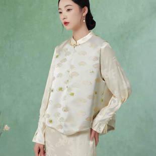 2026年春新品梨花庄专柜正品新中式文艺国风马甲上衣女2F3W210