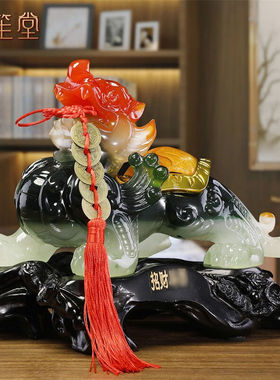 禾笙堂貔貅摆件办公室前台装饰品家居客厅玄关摆件店铺开业乔迁送