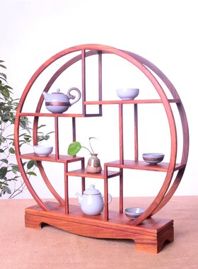 茶壶架实木艺品古置董JD202211摆件展示花工架梨木物紫砂壶摆现货