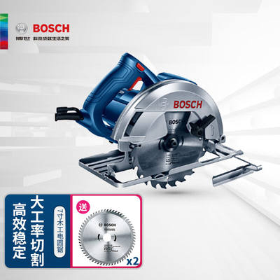 博世（BOSCH）新款电圆锯GKS140家用多功能手提木工电锯圆盘锯木