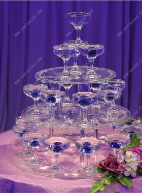 KTV舞厅气氛红酒酒座水晶香槟酒架洋酒托夜场亚克力香槟酒架现货