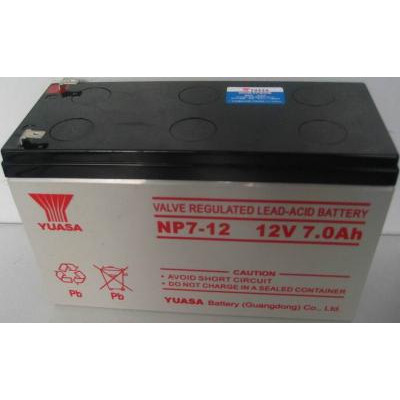 汤浅 蓄电池 YUASA NP7-12 UPS电源三菱电梯专用电瓶12v7ah包邮