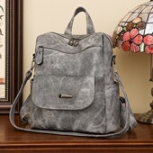 跨境高级感双肩包女2026新款 时尚 百搭单肩背包小包大容量旅行书包