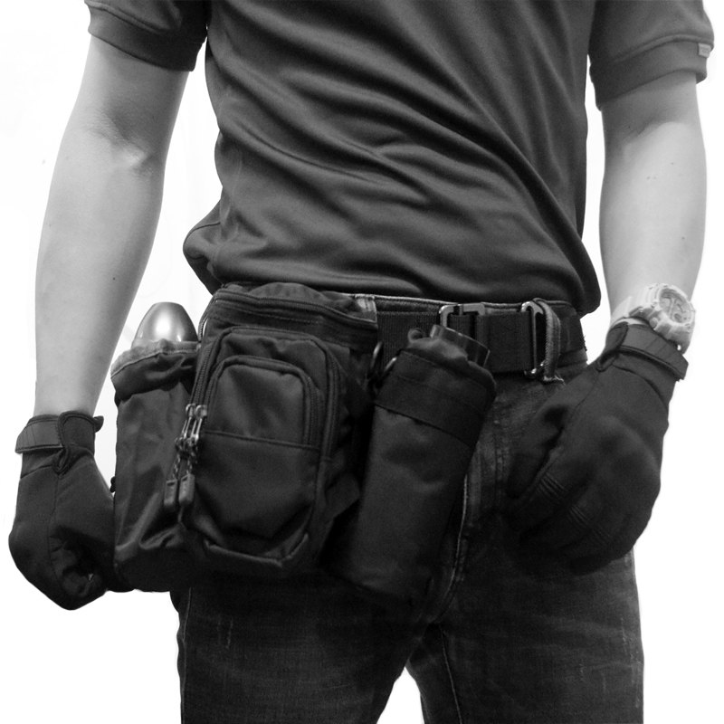 DEYIYING 야외 스포츠 허리 가방 다기능 주전자 허리 가방 남성과 여성 러닝 허리 가방 사이클링 교수형 가방 크로스 바디 백